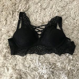 VS Cris-Cross Lace Bra
